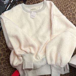 Cozy Cream Sweater we the free sweatshirt size XS